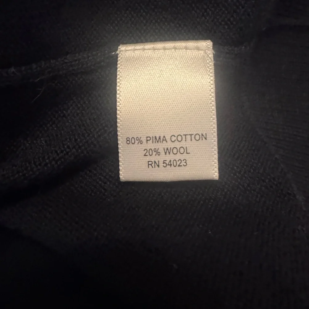Banana‎ Republic men’s size large argyle long sleeved black sweater